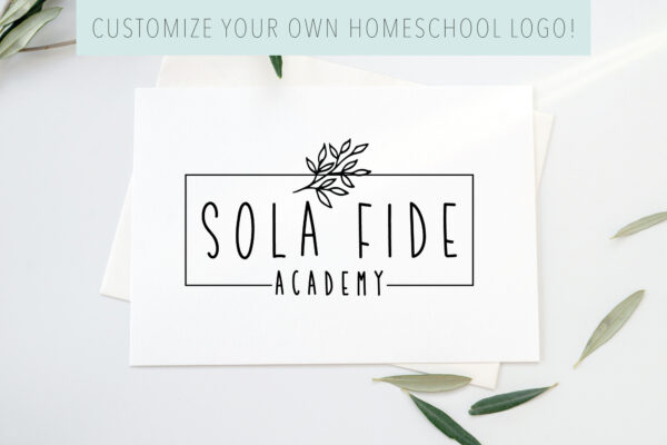 Custom homeschool logo design